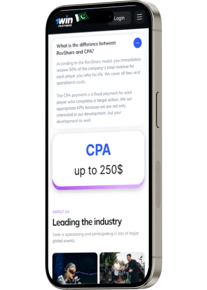 1win CPA model 1win CPA model